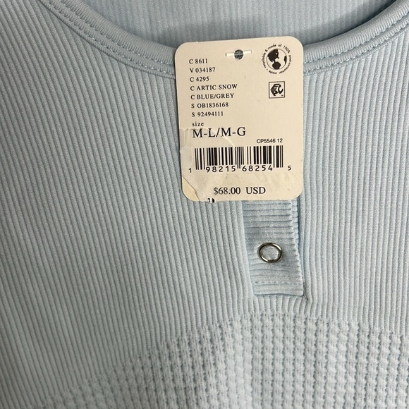 NWT Free People  FP Movement Bail Out Long Sleeve Layer Arctic Snow M/L - Picture 6 of 7